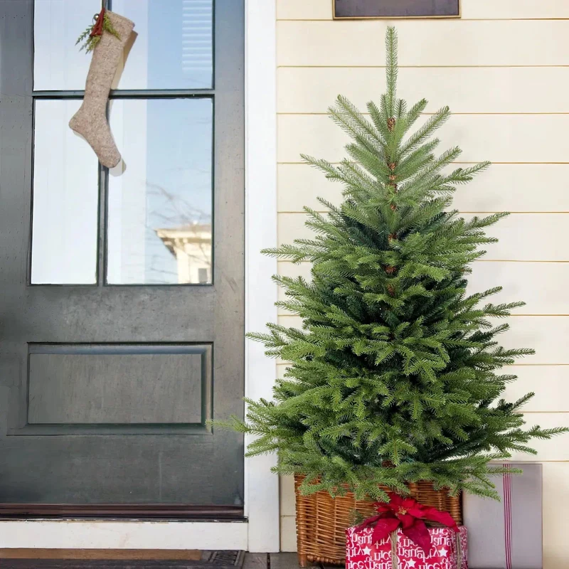 Salcar 120/150 cm Künstlicher Weihnachtsbaum, Fichte, mit 924/1372 PE-Zweige und 116/266 PVC-Zweige