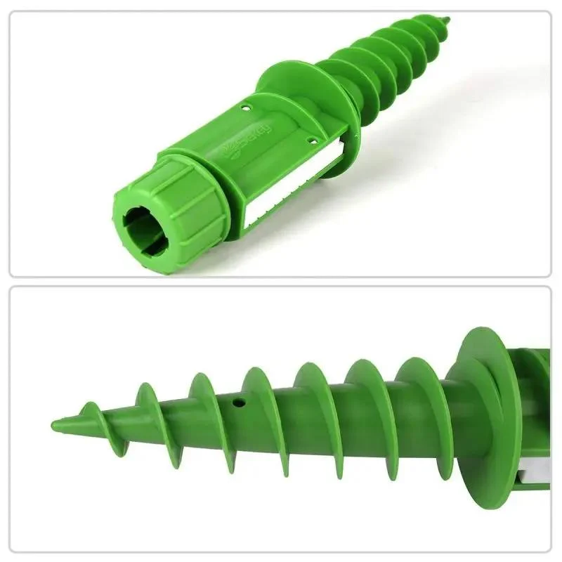 Sekey 22 mm - 32 mm Bodenhülse für Sonnenschirm, mit klappbaren Griffen und Aufhängehaken