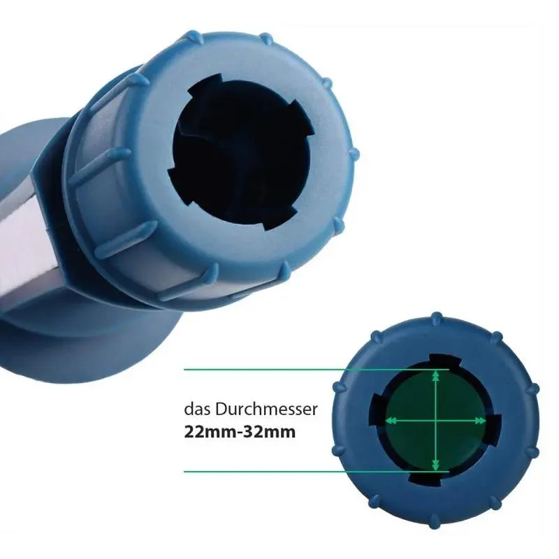 Sekey 22 mm - 32 mm Bodenhülse für Sonnenschirm, mit klappbaren Griffen und Aufhängehaken