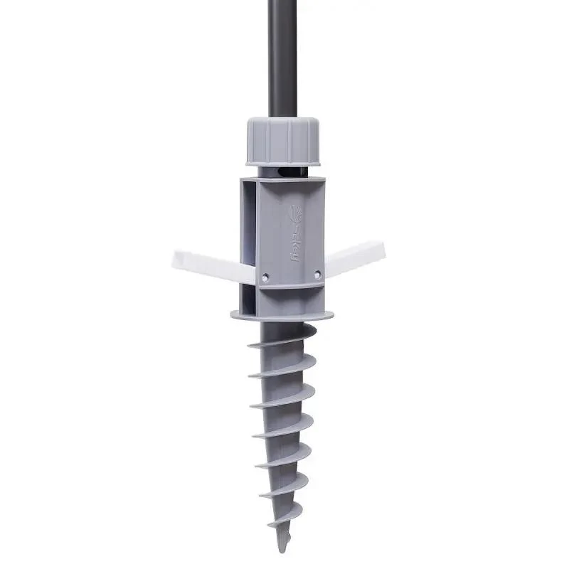 Sekey 22 mm - 32 mm Bodenhülse für Sonnenschirm, mit klappbaren Griffen und Aufhängehaken