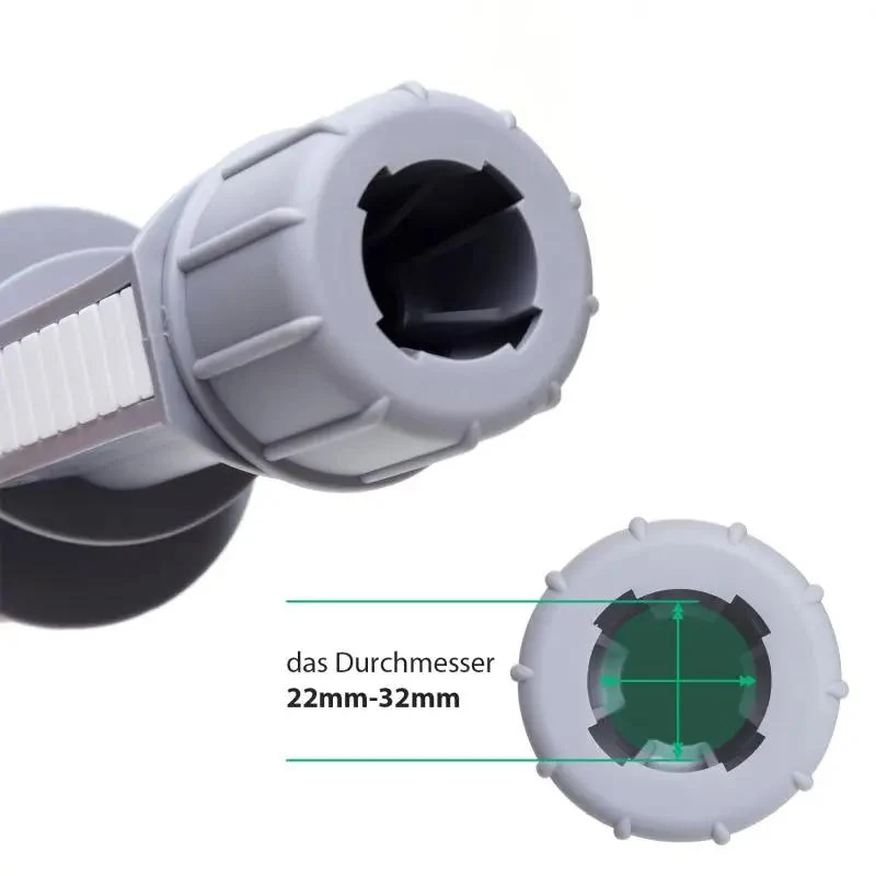 Sekey 22 mm - 32 mm Bodenhülse für Sonnenschirm, mit klappbaren Griffen und Aufhängehaken