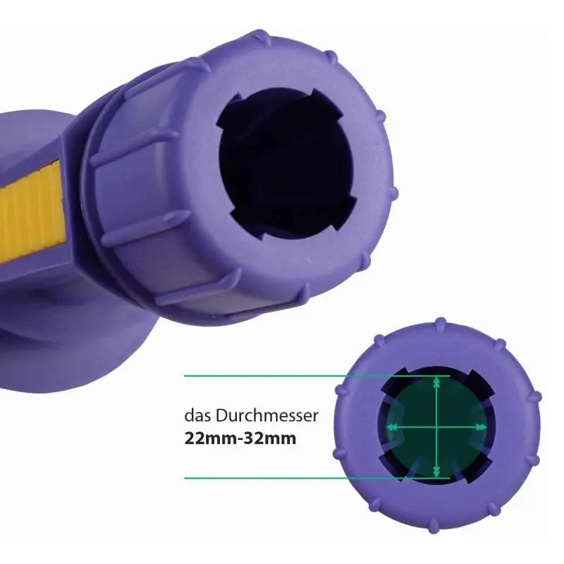 Sekey 22 mm - 32 mm Bodenhülse für Sonnenschirm, mit klappbaren Griffen und Aufhängehaken