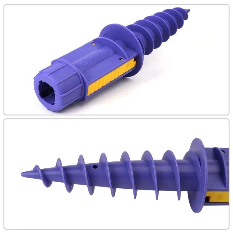 Sekey 22 mm - 32 mm Bodenhülse für Sonnenschirm, mit klappbaren Griffen und Aufhängehaken