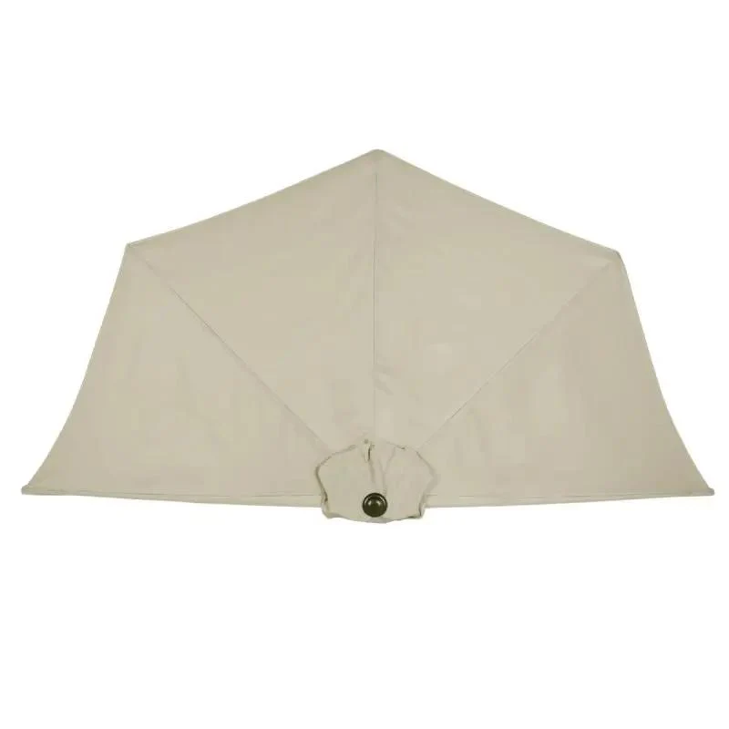 Sekey 270 cm Halbrund Sonnenschirm mit Kurbel, Sonnenschutz UV50+