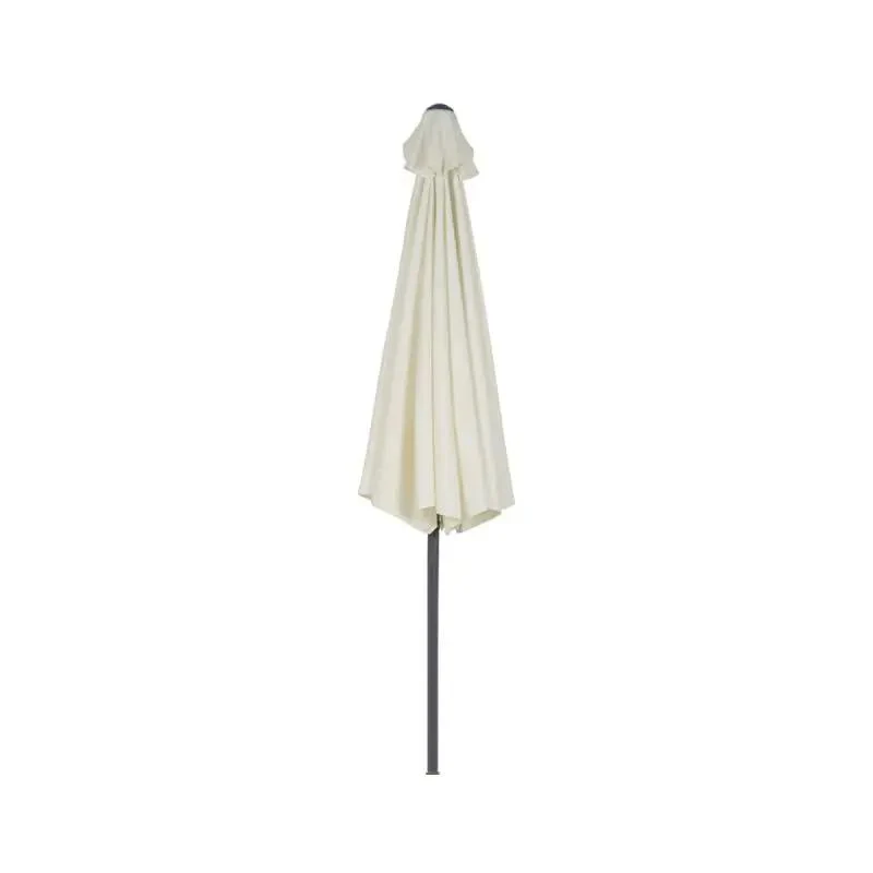 Sekey 270 cm Halbrund Sonnenschirm mit Kurbel, Sonnenschutz UV50+