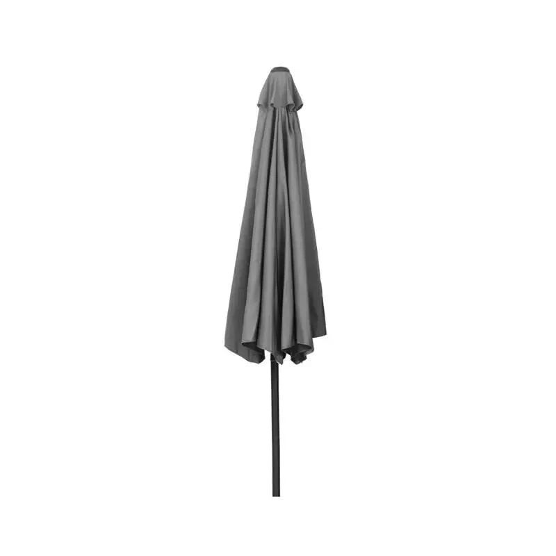 Sekey 270 cm Halbrund Sonnenschirm mit Kurbel, Sonnenschutz UV50+