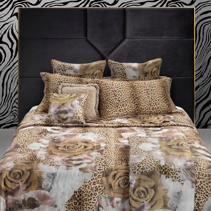 Completo Copripiumino Rose-leopard Roberto Cavalli