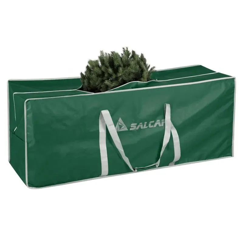 Salcar Große Weihnachtsbaum Aufbewahrungstasche, 130 * 40 * 50 cm Reisetasche Reißfeste Aufbewahrungstasche für Weihnachtsschmuck, Kleidung