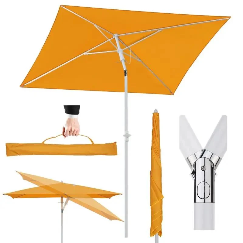 Sekey 180 x 125 cm Balkonschirm Rechteckig mit Schutzhülle, Sonnenschutz UV50+