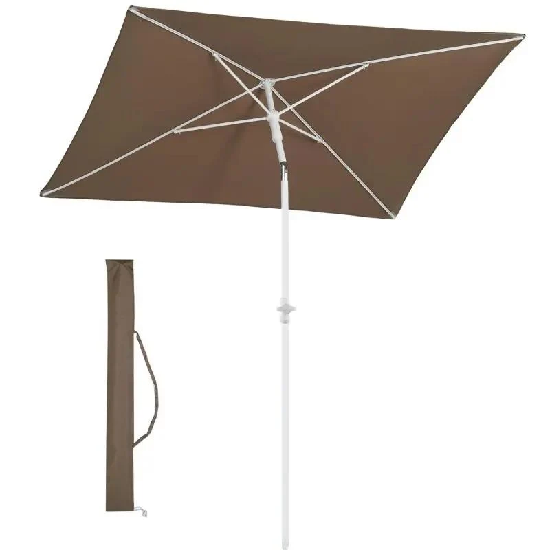 Sekey 180 x 125 cm Balkonschirm Rechteckig mit Schutzhülle, Sonnenschutz UV50+