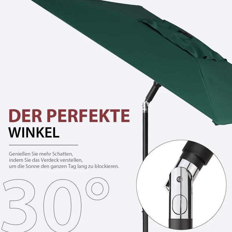 Sekey 180 x 130 cm Balkonschirm Rechteckig, Sonnenschutz UV50+