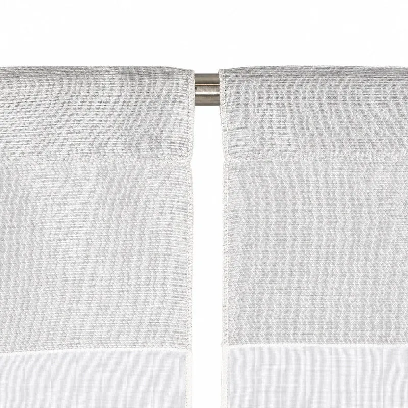 Design Mini Flächenvorhang Set anthrazit grau 2291