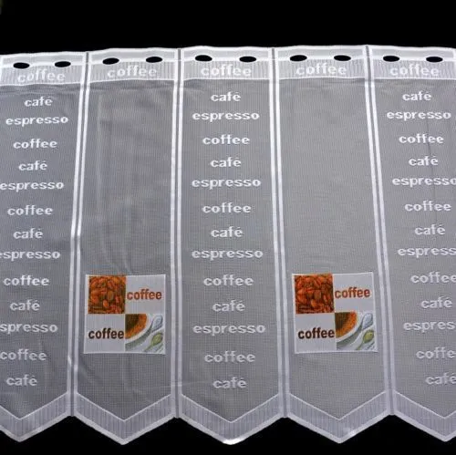 Scheibengardine Kaffee nach Maß