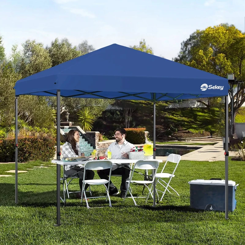 Sekey 300 x 300 cm Faltpavillon mit 4 Sandsäcken und Tragetasche