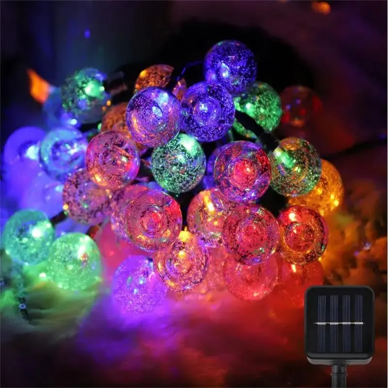 Salcar 5 m / 10 m LED Solar Kugel Lichterkette, 20 / 40 LEDs