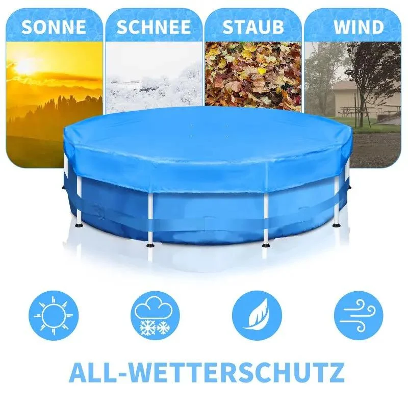 Sekey Poolabdeckung aus 420D Oxford, Blau