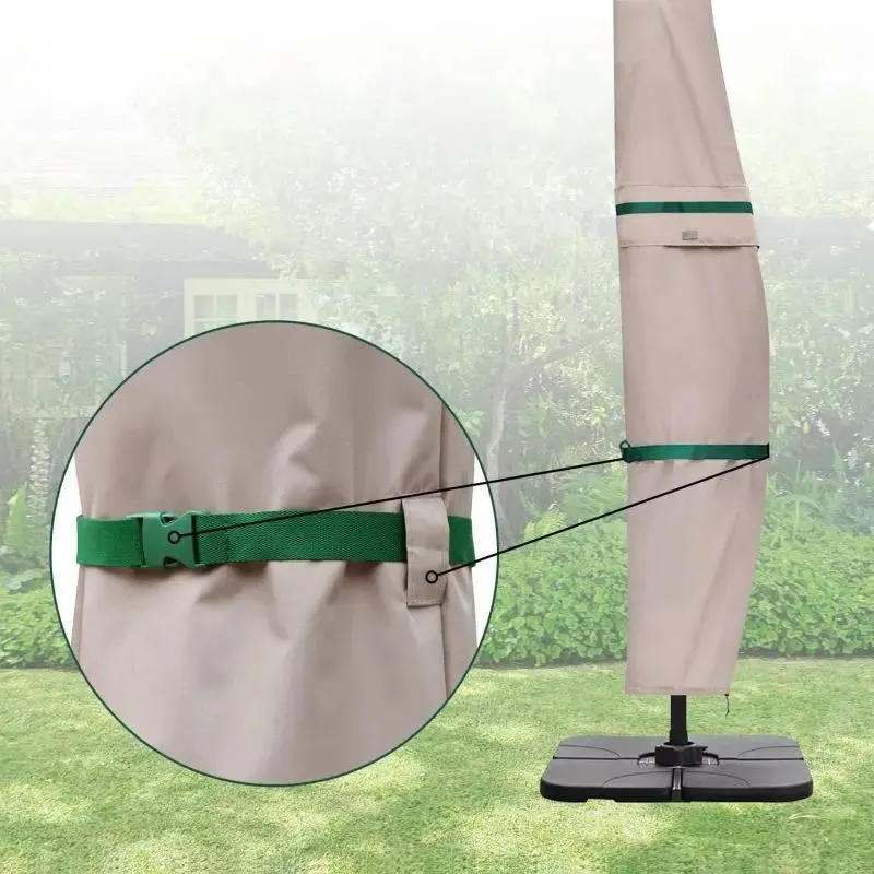 Sekey 260 x 40/70/50 cm Schutzhülle für 300 cm Ampelschirm, aus Polyester-Gewebe