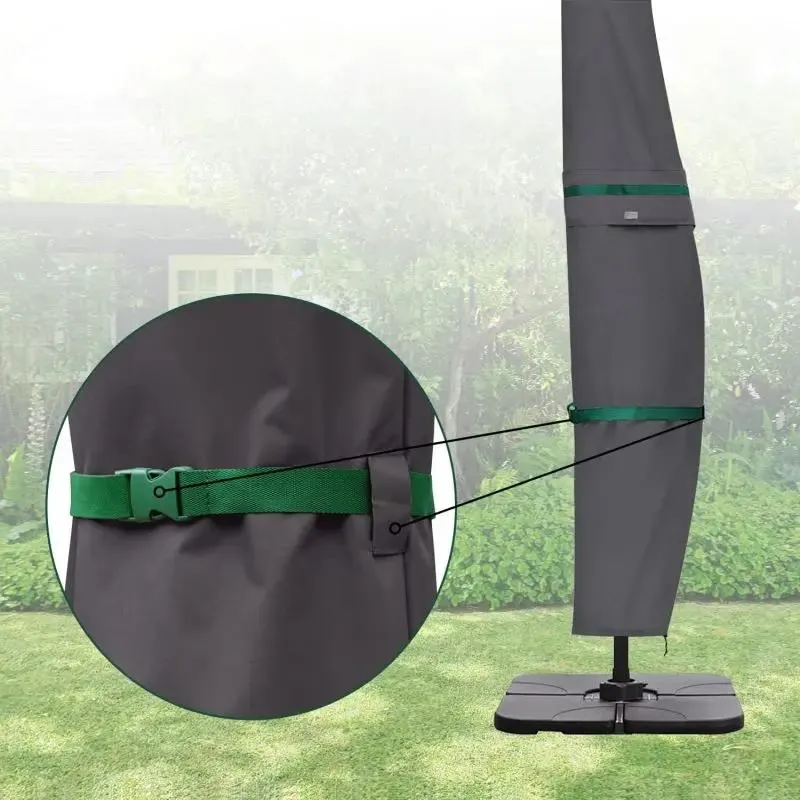 Sekey 260 x 40/70/50 cm Schutzhülle für 300 cm Ampelschirm, aus Polyester-Gewebe