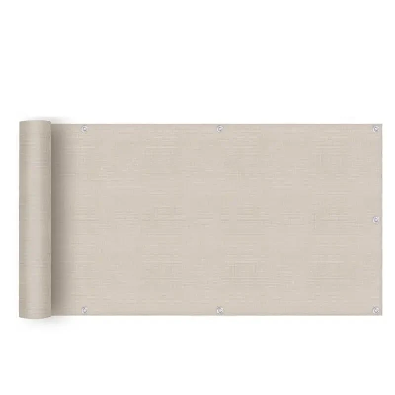 Sekey Balkon Sichtschutz aus 220 g/m² HDPE, Taupe