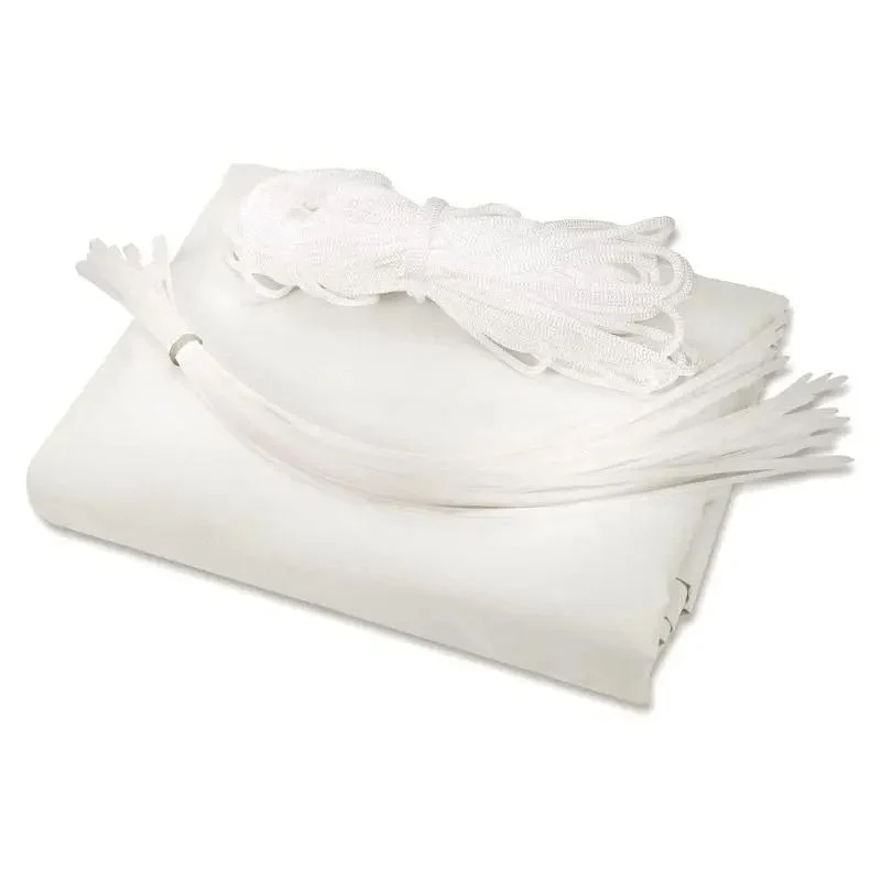 Sekey Balkon Sichtschutz aus 100% Polyester, Weiß