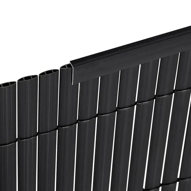 Sekey 5x1m PVC Abschlussleiste für PVC Sichtschutzmatte