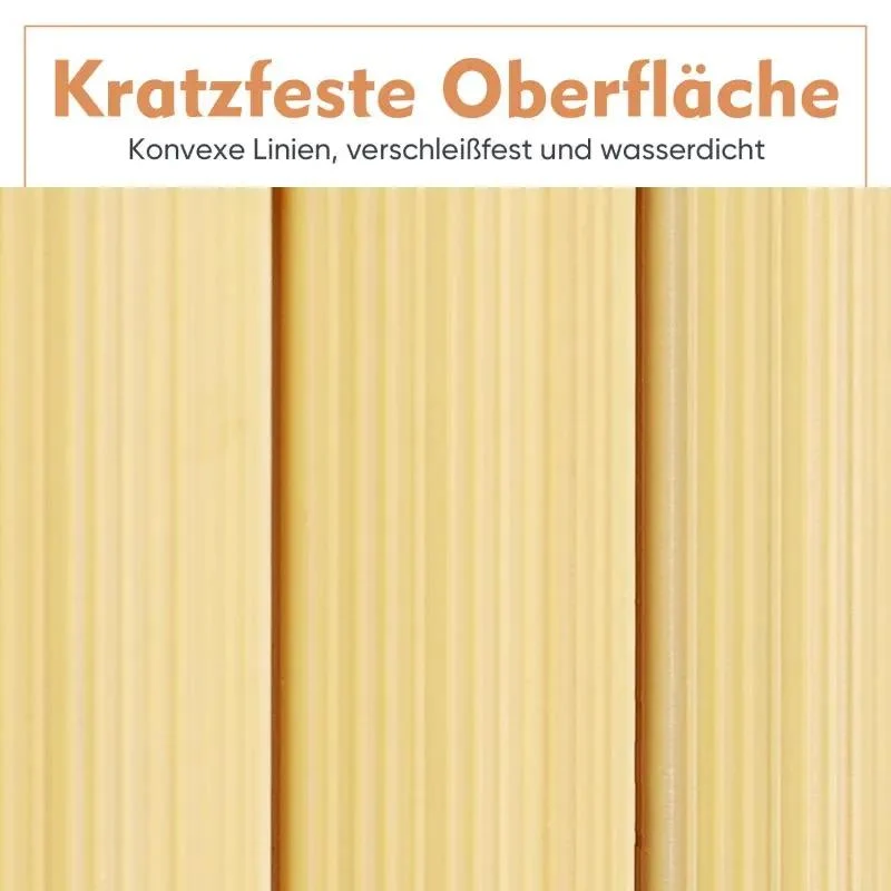 Sekey PVC Sichtschutzmatte mit doppelter Verstärkung innen, Bambus