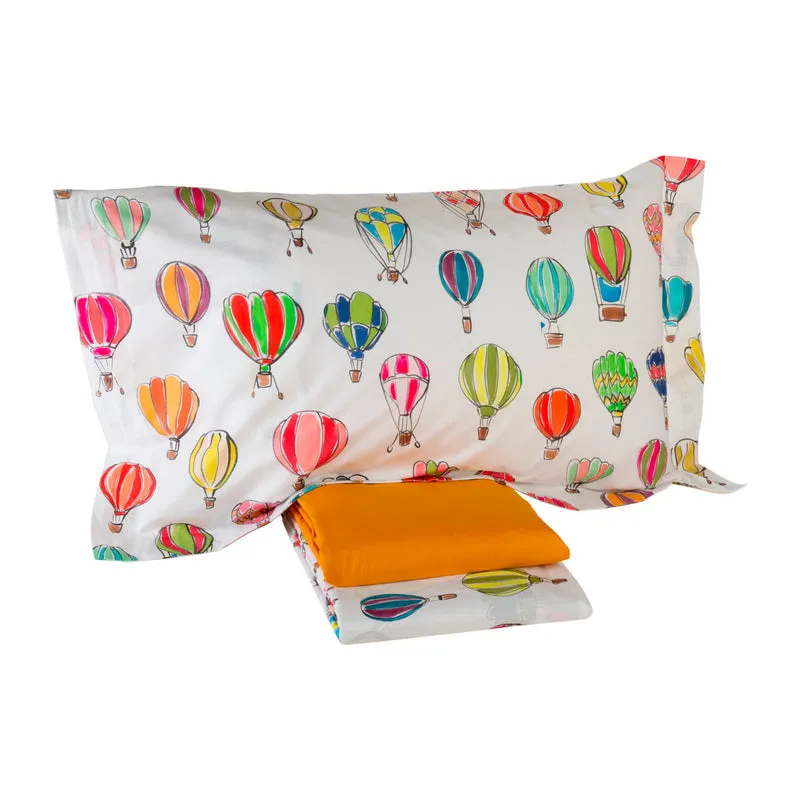 Completo Lenzuola balloons Moderno in Percalle