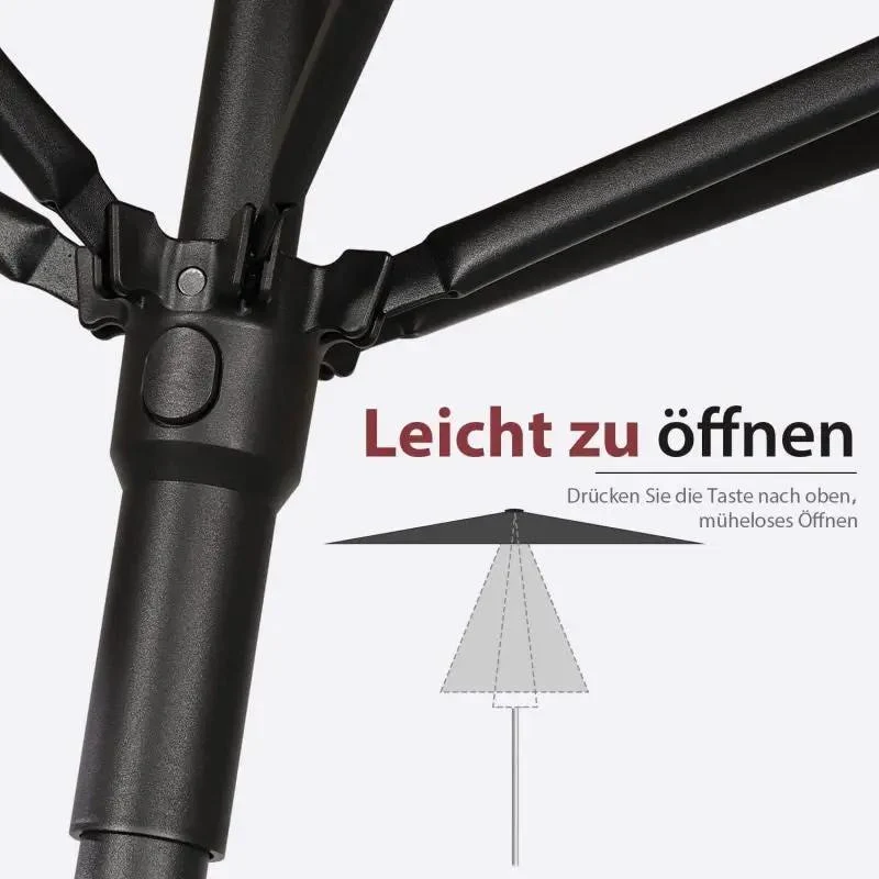 Sekey 200 x 125 cm Balkonschirm Rechteckig, Sonnenschutz UV50+