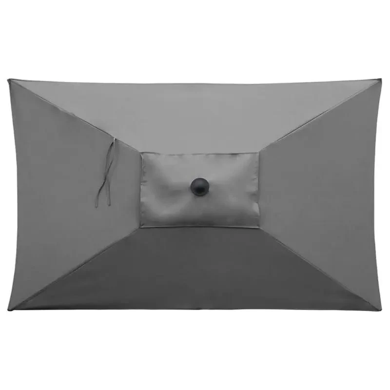 Sekey 210 x 140 cm Alu Sonnenschirm mit Kurbel, Sonnenschutz UV50+