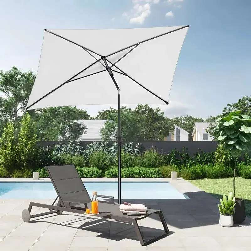 Sekey 210 x 140 cm Sonnenschirm mit Schutzhülle, Sonnenschutz UV50+