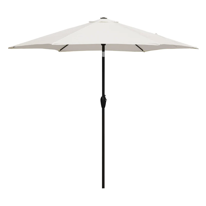 Sekey 270 cm Alu Sonnenschirm mit Kurbel, Sonnenschutz UV50+