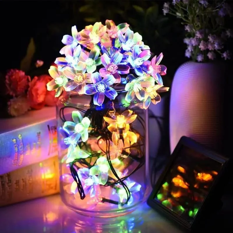 Salcar 5 m LED Solar Blüten Lichterkette, 20 LEDs