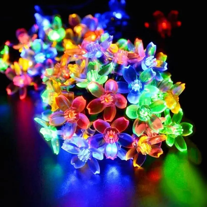 Salcar 5 m LED Solar Blüten Lichterkette, 20 LEDs