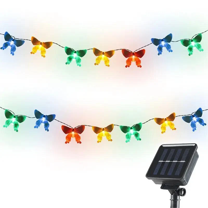Salcar 5 m / 10m LED Solar Schmetterling Lichterkette, 20 / 50 LEDs