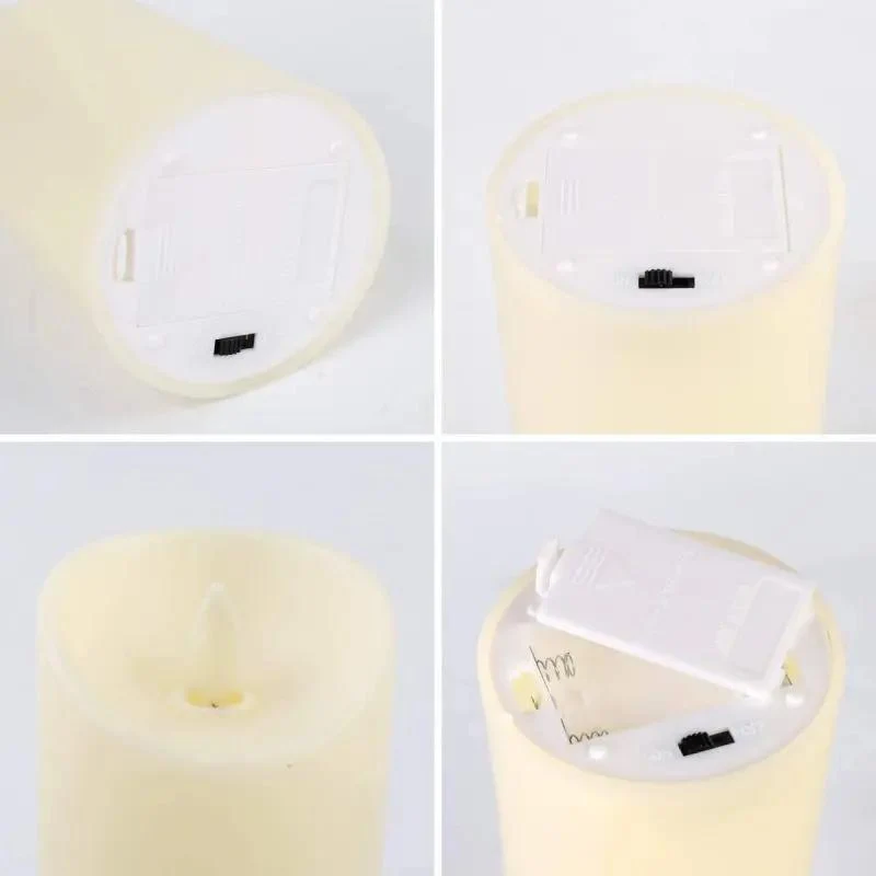Salcar 3er Set LED Kerzen Batteriebetriebe