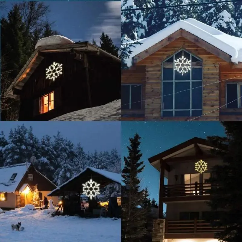 Salcar 40 cm LED Schneeflocke Neonlicht