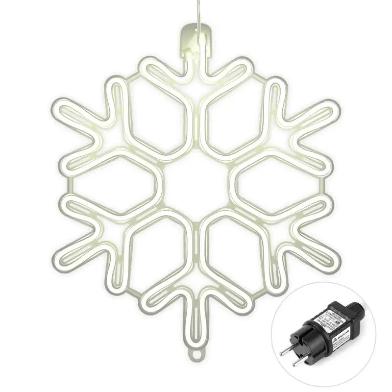 Salcar 40 cm LED Schneeflocke Neonlicht