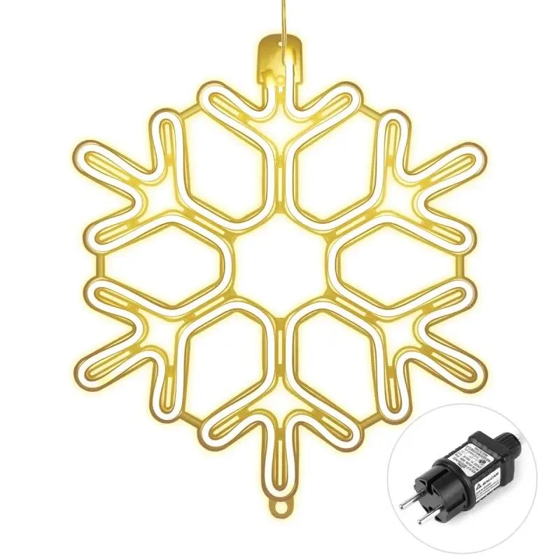 Salcar 40 cm LED Schneeflocke Neonlicht