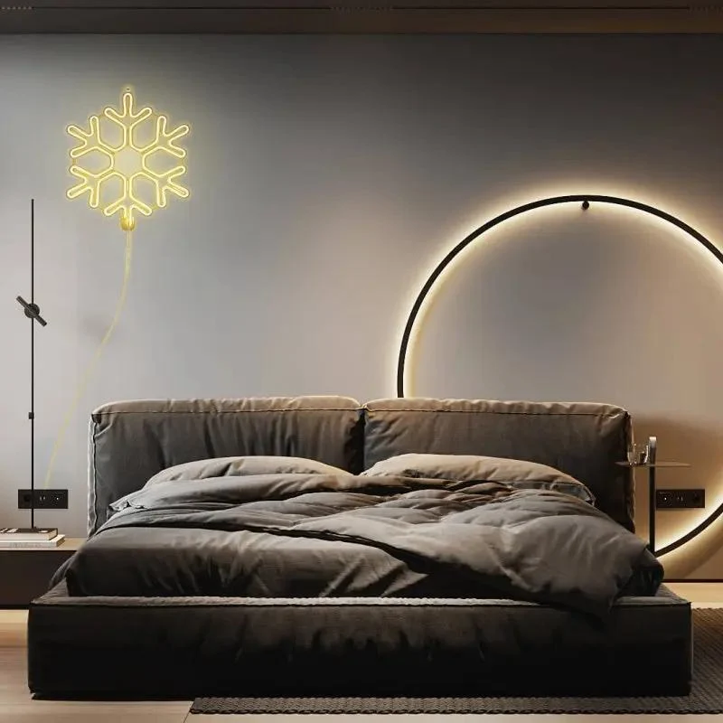 Salcar 40 cm LED Schneeflocke Neonlicht