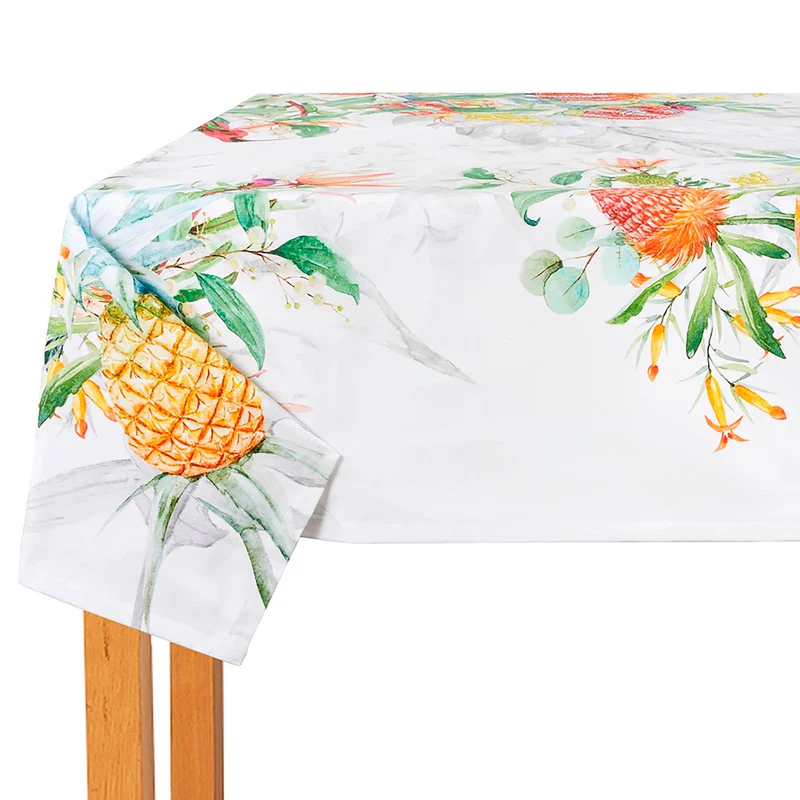 Tovaglia tropical Floreale in Raso di cotone