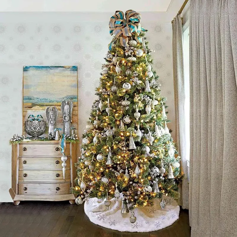 Salcar 120/150/180/210/240cm Künstlicher Weihnachtsbaum mit LED, mit 226/382/580/868/1168 Spitzen und 250/380/450 LEDs