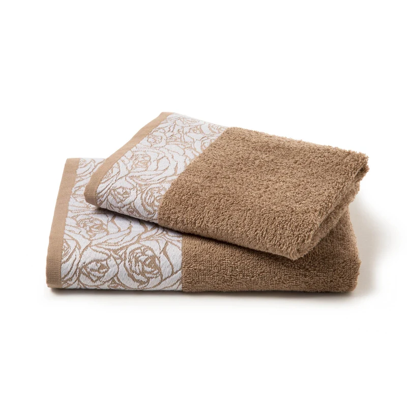 Asciugamano con Ospite in Cotone Sweet Roses Caleffi