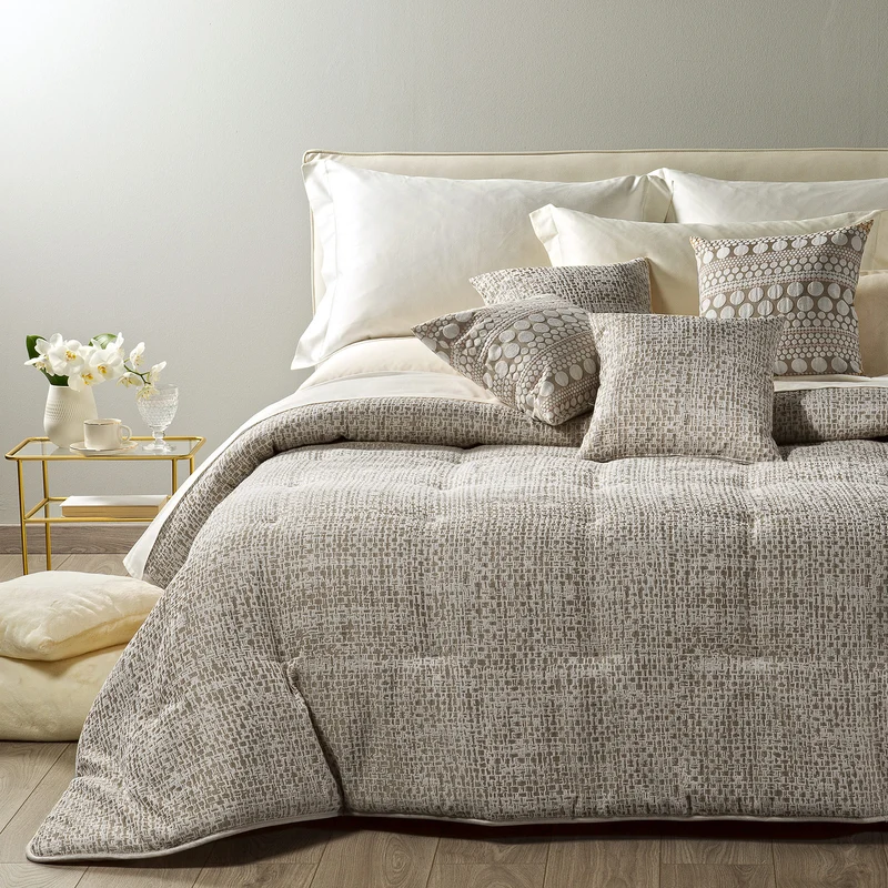 Trapunta Leggerissima smeralda in Raso Jacquard 200 gr/mq