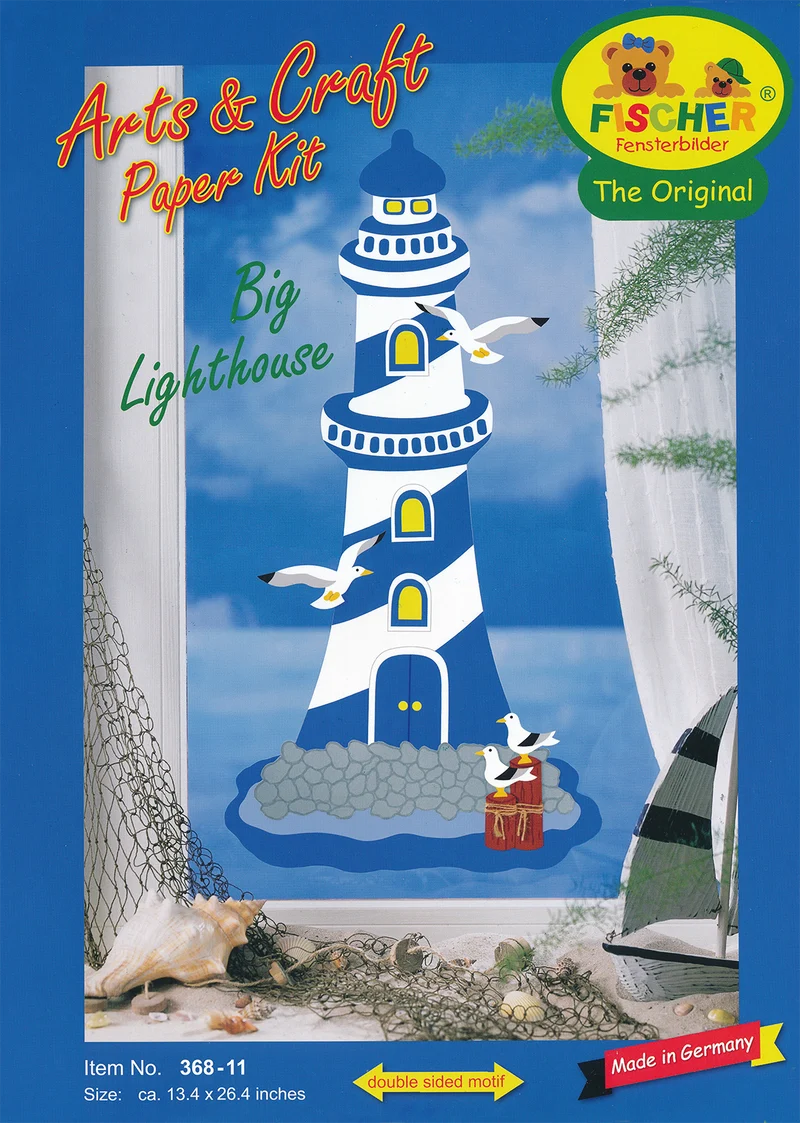 Fischer Fensterbilder Big Lighthouse Craft Pack