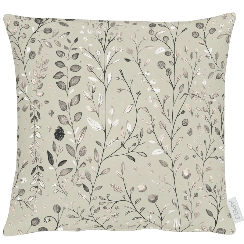 APELT 7400 Kissen Blättermotiv all-over