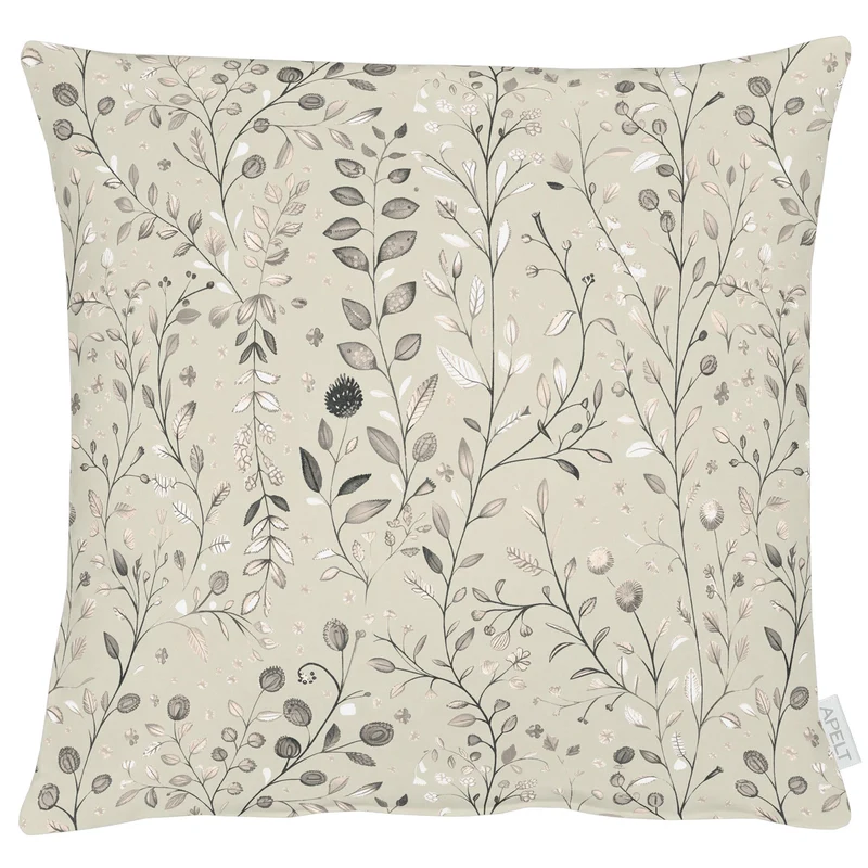 APELT 7400 Kissen Blättermotiv all-over
