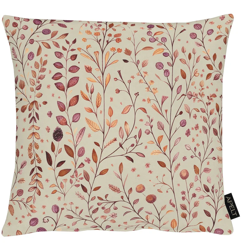 APELT 7400 Kissen Blättermotiv all-over