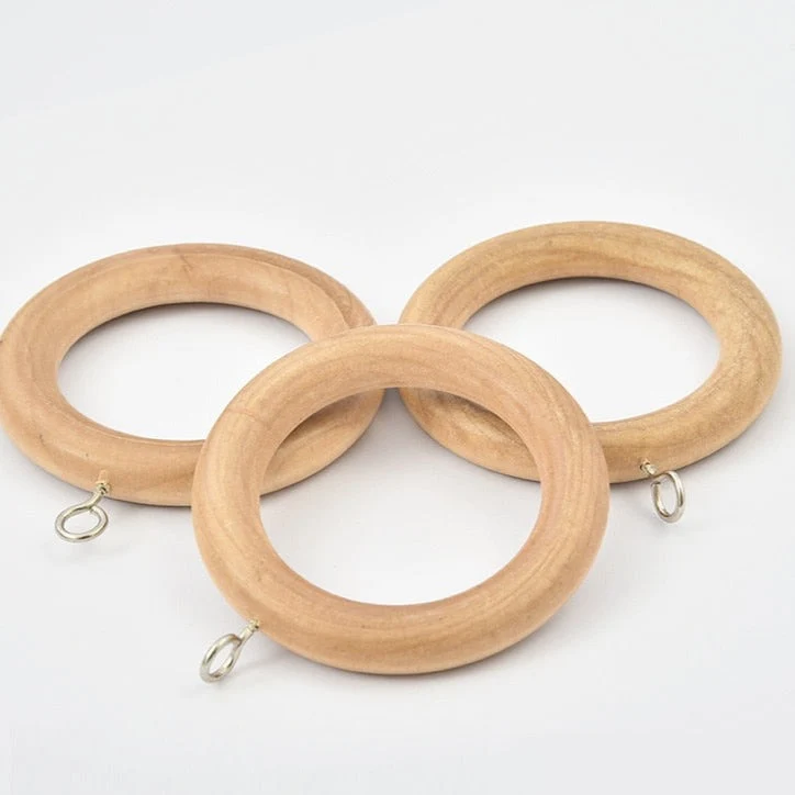 Gardinenstange aus Holz Natur