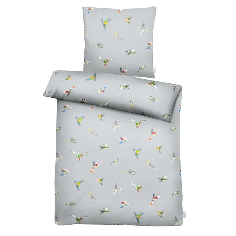 APELT Lola Bettwäsche Baumwoll-Satin Papagei als all over