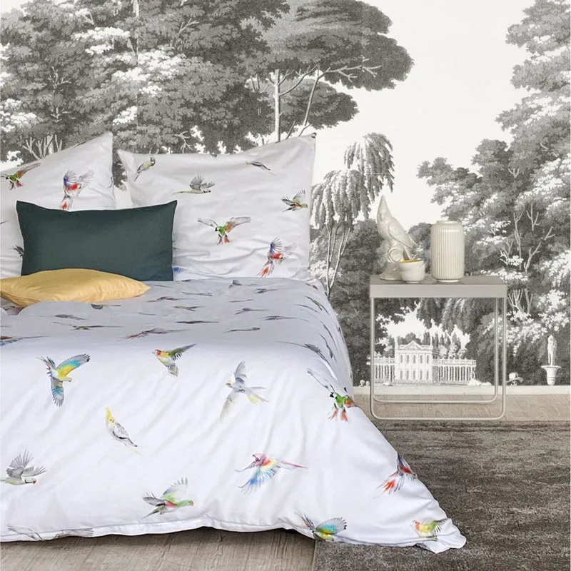 APELT Lola Bettwäsche Baumwoll-Satin Papagei als all over